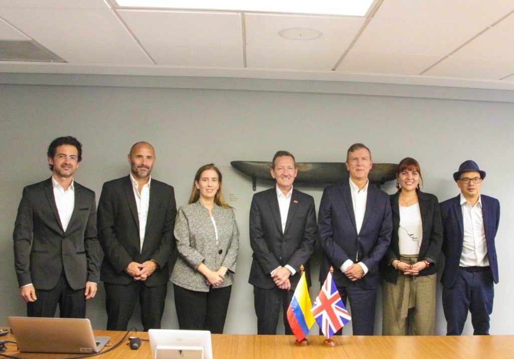 Reunión con Colin Martin-Reynolds, embajador británico en Colombia